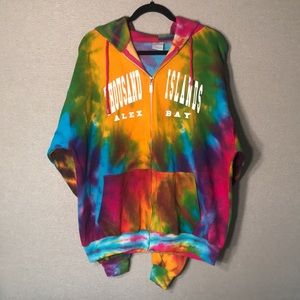 COPY - Thousand Islands Alex Bay tie dye hoodie